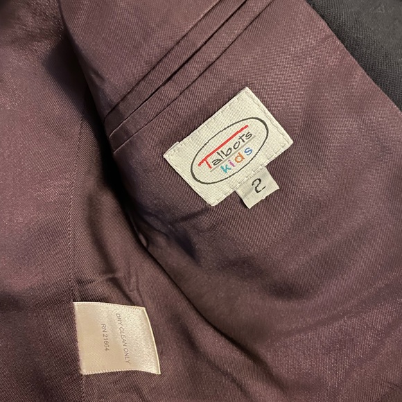 Talbots Kids Navy Blue Wool Blazer Toddler Size 2 - Picture 2 of 3